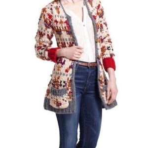 Anthropologie sleeping on snow knitted sweater